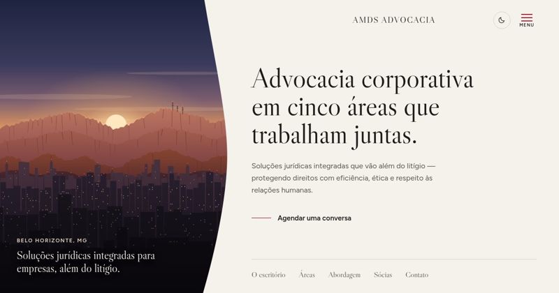 Primeira tela da proposta Serra do Curral