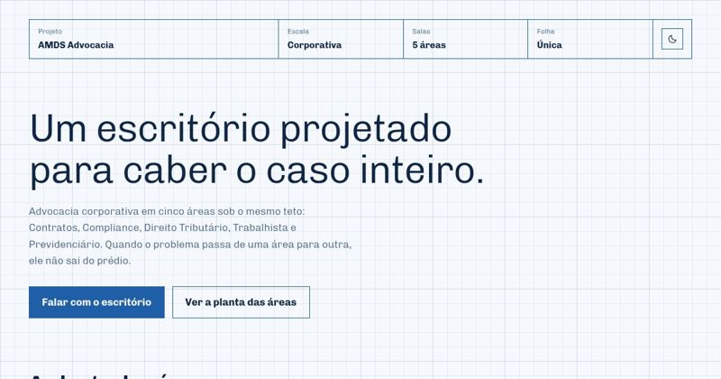 Primeira tela da proposta Planta